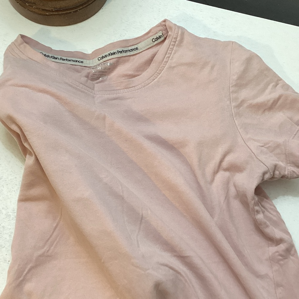 Calvin Klein Performance Light Pink T-Shirt